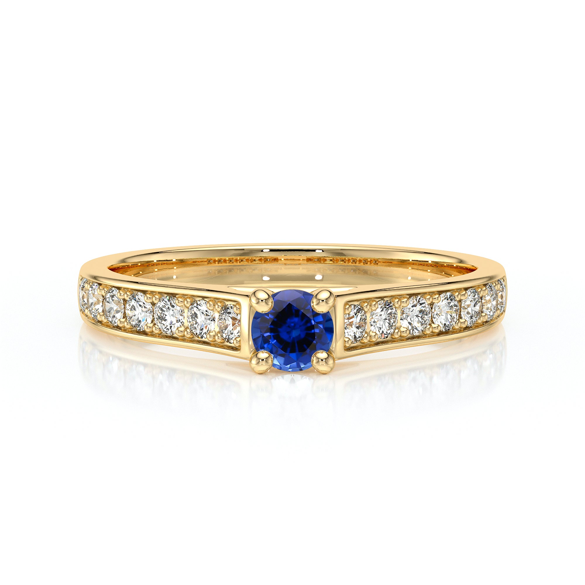 Saphir Diamant Ring - Goldring München Saphir Diamant Ring - Goldring München