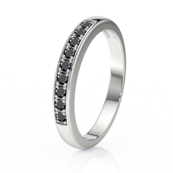 Alliance diamant noir Tout près de Toi - 6