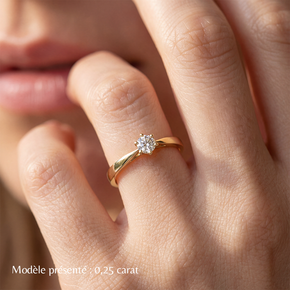 Solitaire diamant Premier Amour – 1