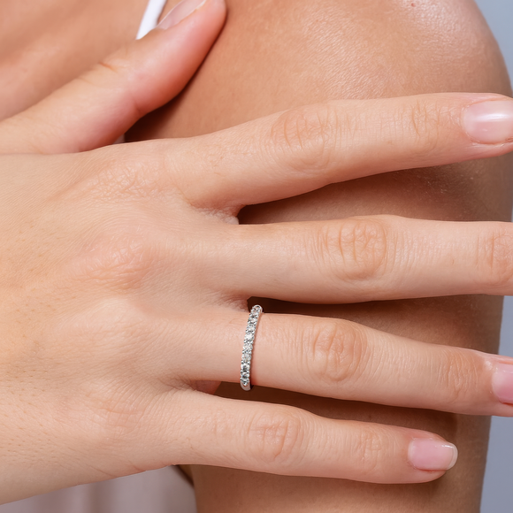 Alliance diamant noir Tes yeux dans les miens - 2