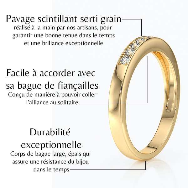 Alliance diamant Tout près de Toi - 5