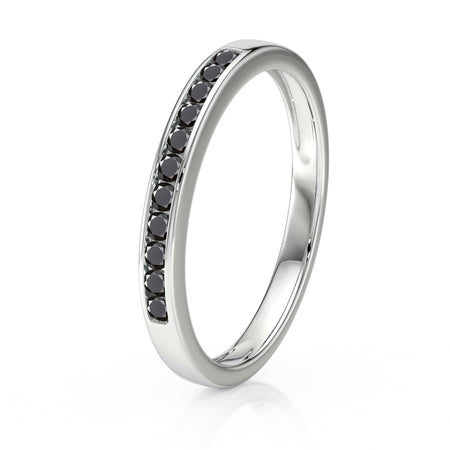 Alliance diamant noir Ma Bien Aimée - 1