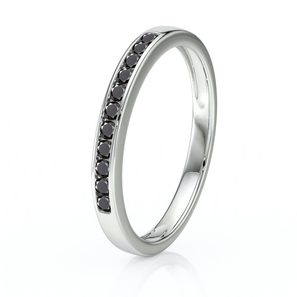 Alliance diamant noir Ma Bien Aimée - 1