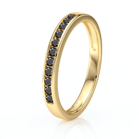 Alliance diamant noir Ma Bien Aimée - 2