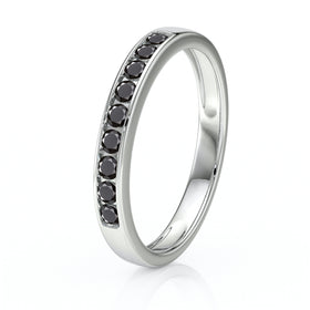 Alliance diamant noir Ma Bien Aimée - 3