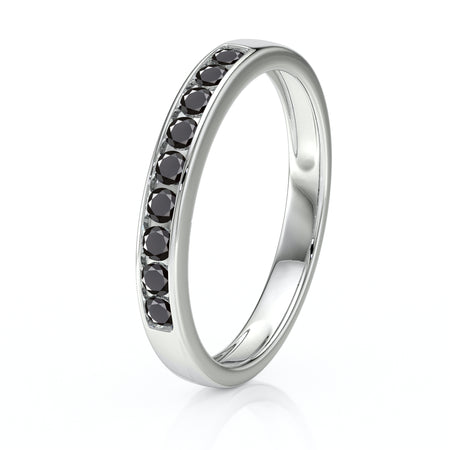 Alliance diamant noir Ma Bien Aimée - 3