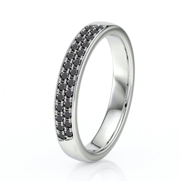 Alliance diamant noir Tout près de Toi - 1