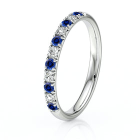 Alliance saphir et diamant Jours après Jours - 4