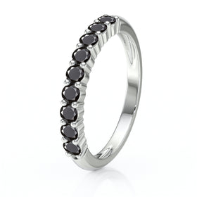 Alliance diamant noir Tes yeux dans les miens - 3