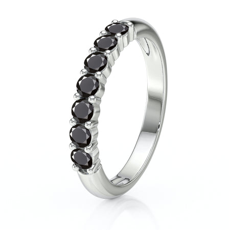 Alliance diamant noir Tes yeux dans les miens - 4