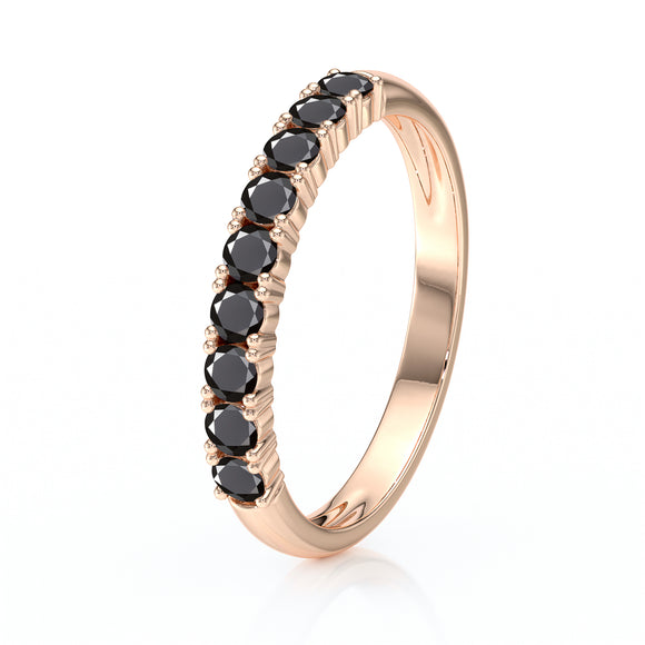 Alliance diamant noir Tout près de Toi - 3