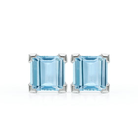 Boucles d’oreilles aigue-marine Une Promesse - 5