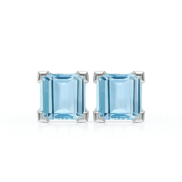Boucles d’oreilles aigue-marine Une Promesse - 5