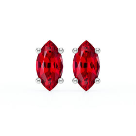 Boucles d’oreilles rubis Une Promesse - 4