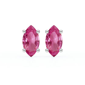 Boucles d’oreilles saphir rose Une Promesse - 4