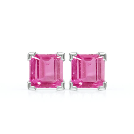 Boucles d’oreilles saphir rose Une Promesse - 5