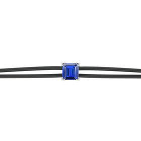 Bracelet cordon saphir Lune de Miel - 6