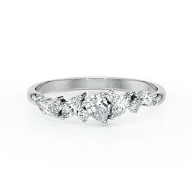 Bague diamant Florale - 1
