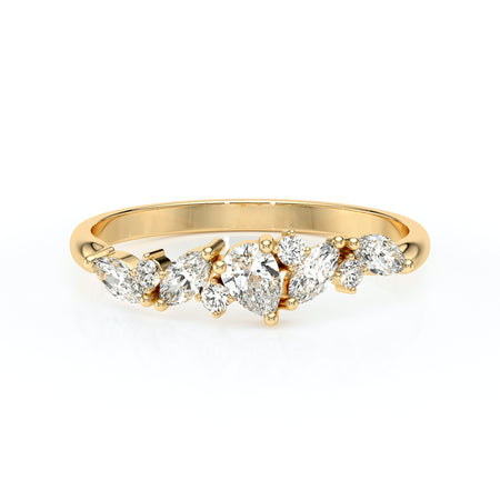 Bague diamant Florale - 1