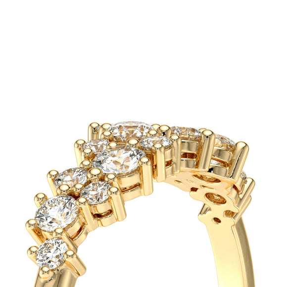 Bague diamant Florale - 4