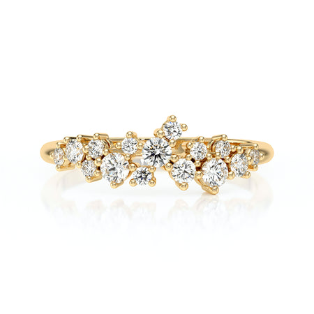 Bague diamant Florale - 4