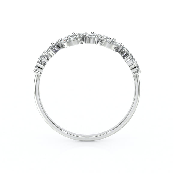 Bague diamant Florale - 5