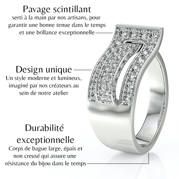Bague diamant Illumine Moi - 1
