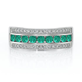 Bague émeraude diamant Illumine Moi - 6