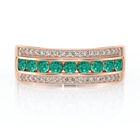 Bague émeraude diamant Illumine Moi - 6