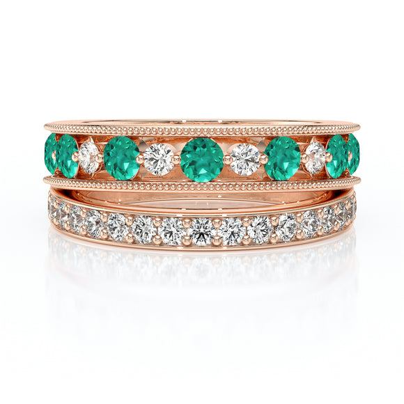 Bague émeraude diamant Illumine Moi - 7