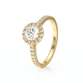 Bague entourage diamant Coup de Foudre - 10