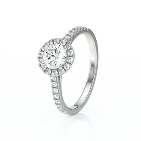 Bague entourage diamant Coup de Foudre - 10