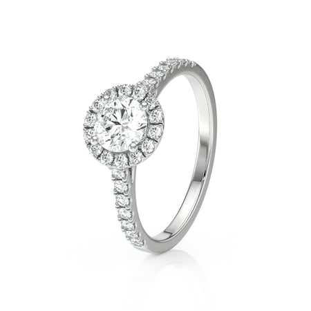Bague entourage diamant Coup de Foudre - 10