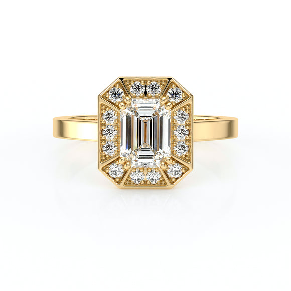 Bague entourage diamant Coup de Foudre - 11