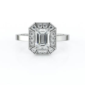 Bague entourage diamant Coup de Foudre - 11