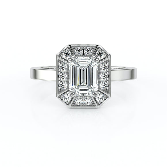 Bague entourage diamant Coup de Foudre - 11