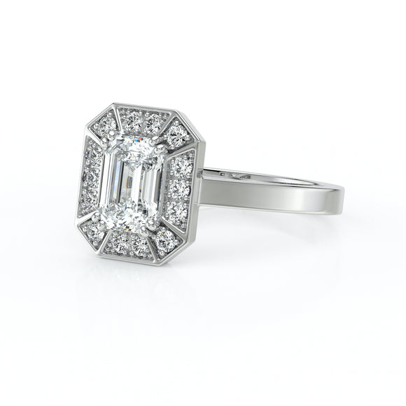 Bague entourage diamant Coup de Foudre - 11