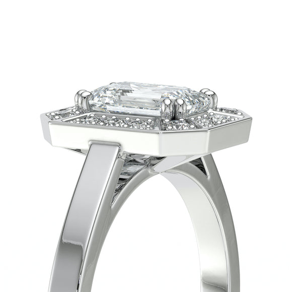 Bague entourage diamant Coup de Foudre - 11