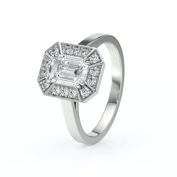 Bague entourage diamant Coup de Foudre - 11