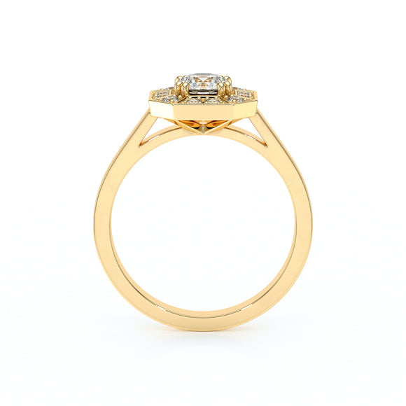 Bague entourage diamant Coup de Foudre - 12