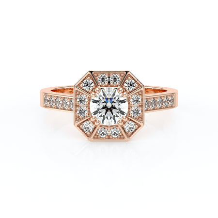 Bague entourage diamant Coup de Foudre - 13