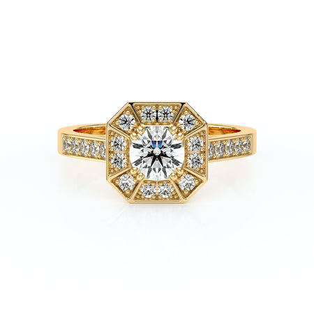 Bague entourage diamant Coup de Foudre - 13
