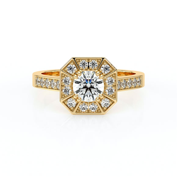 Bague entourage diamant Coup de Foudre - 13