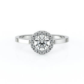Bague entourage diamant Coup de Foudre - 14
