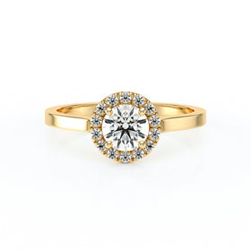 Bague entourage diamant Coup de Foudre - 14