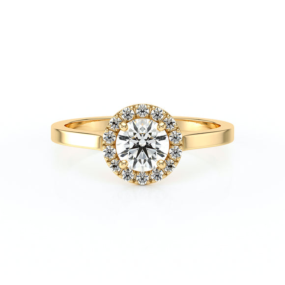 Bague entourage diamant Coup de Foudre - 14