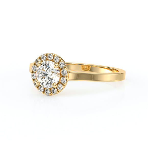 Bague entourage diamant Coup de Foudre - 14