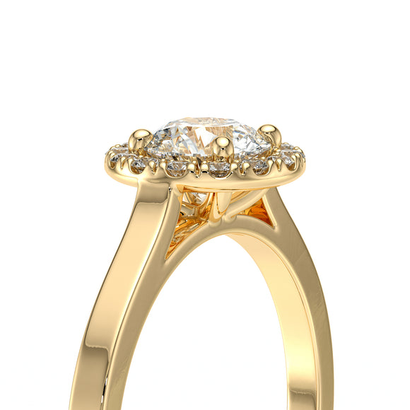 Bague entourage diamant Coup de Foudre - 14