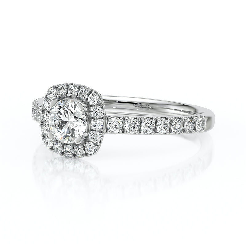 Bague entourage diamant Coup de Foudre - 1