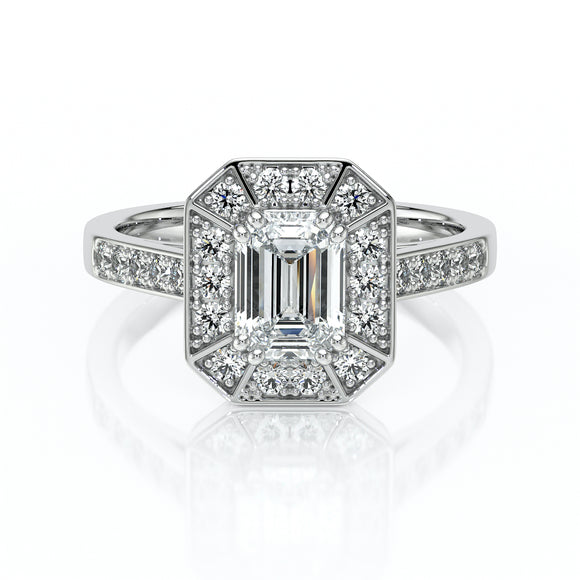 Bague entourage diamant Coup de Foudre - 6